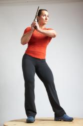 ANGELINA STANDING POSE WITH GUN